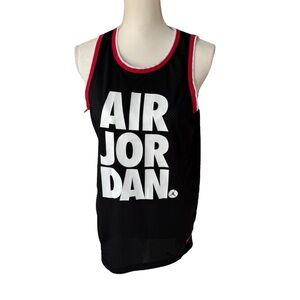 Jordan Boy's Jumpman Mesh Jersey (Big Kids) size 13-15 years black red shirt top